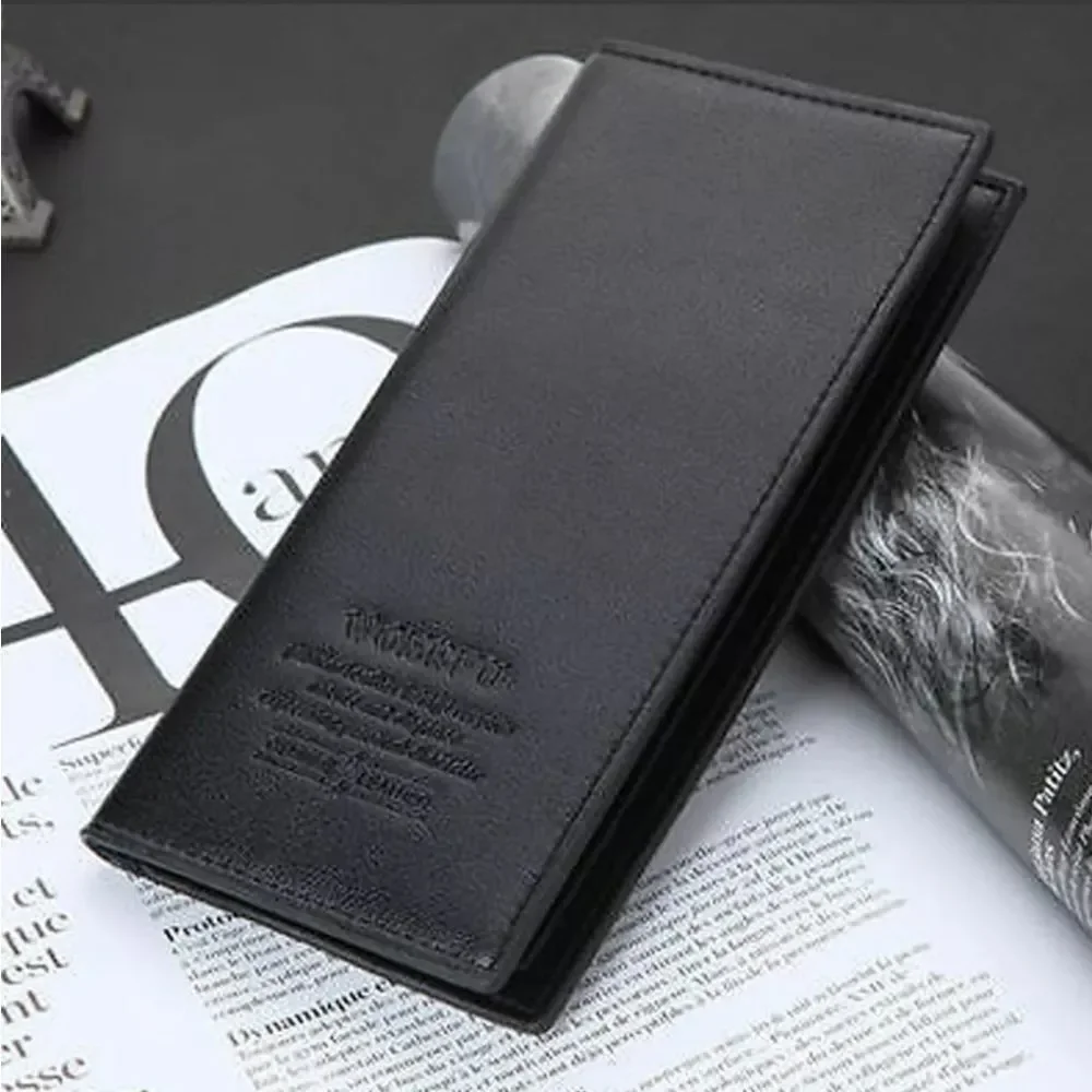 Clutch Billfold PU Leather Wallet ID Card Holder